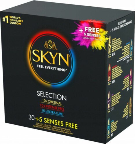 SKYN Selection – mix bezlatexových kondomů (35