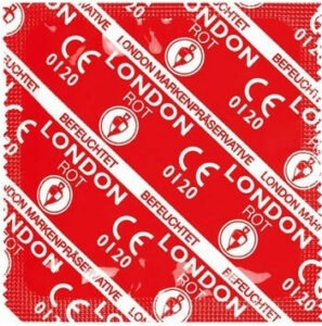 London Red – červené kondomy