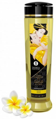 87Shunga Serenity masážní olej Monoi (240 ml)