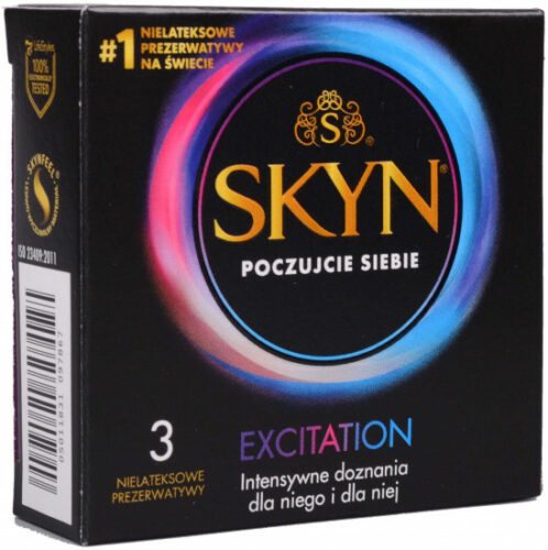 SKYN Excitation – bezlatexové kondomy
