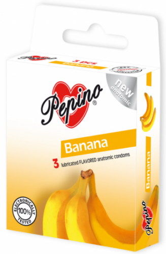 Pepino Banán – ochucené kondomy