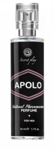 Afrodiziakální parfém s přírodními feromony pro muže Apolo (50
