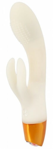 Svítící silikonový vibrátor s výběžkem na klitoris